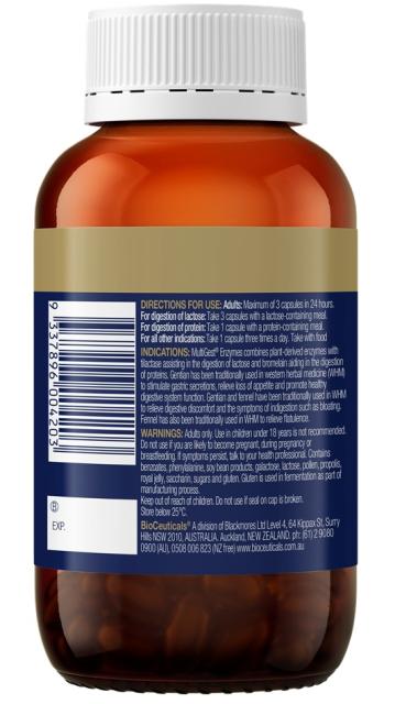 MultiGest Enzymes, 90caps - BioCeuticals Professional