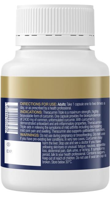 Theracurmin BioActive, 60caps - BioCeuticals Professional
