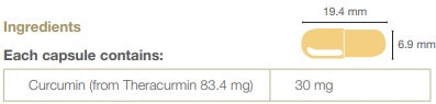 Theracurmin BioActive, 60caps - BioCeuticals Professional