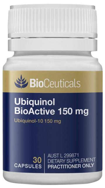 Ubiquinol BioActive 150mg, 30caps - BioCeuticals Professional