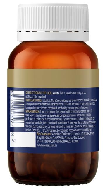 UltraBiotic MumCare, 60caps - BioCeuticals Professional