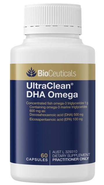 UltraClean DHA Omega, 60caps - BioCeuticals Professional