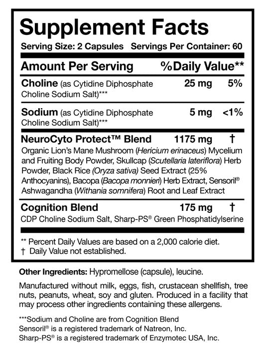 BDNF Essentials - Researched Nutritionals