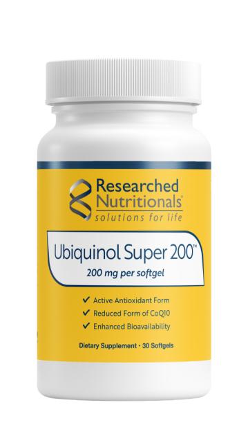 Ubiquinol Super 200 - Researched Nutritionals