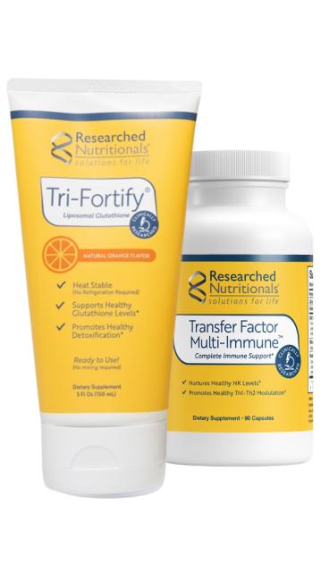 Enhanced Immunity Duo (Orange) - Researched Nutritionals