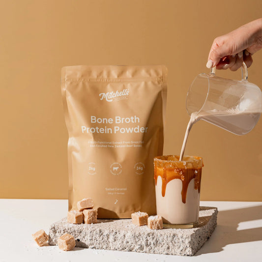 Mitchells | Bone Broth Protein Powder | Salted Caramel 500g