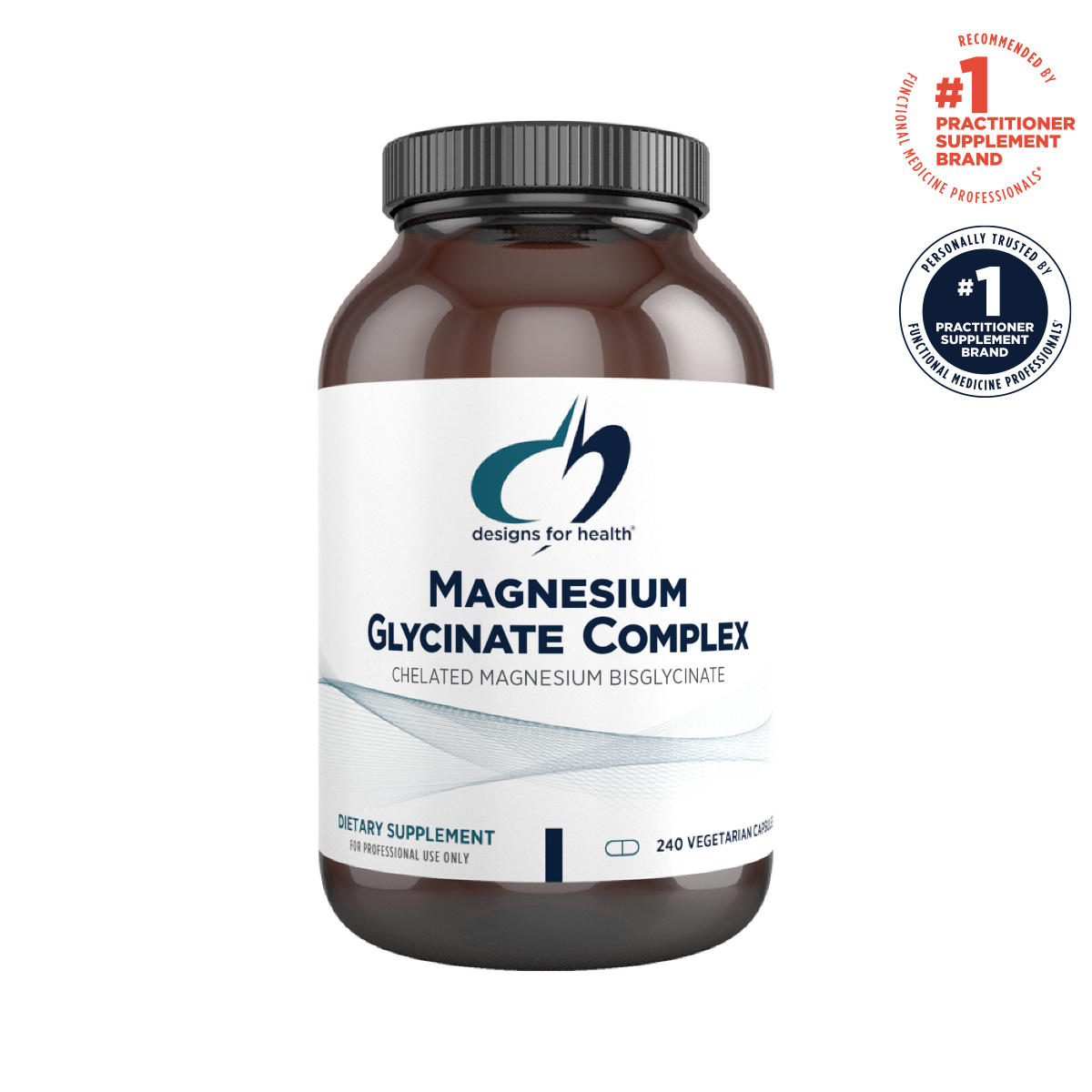 Magnesium Glycinate Complex 240 (300mg)- Designs for Health (DFH)