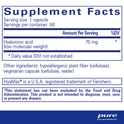 Hyaluronic Acid - Pure Encapsulations