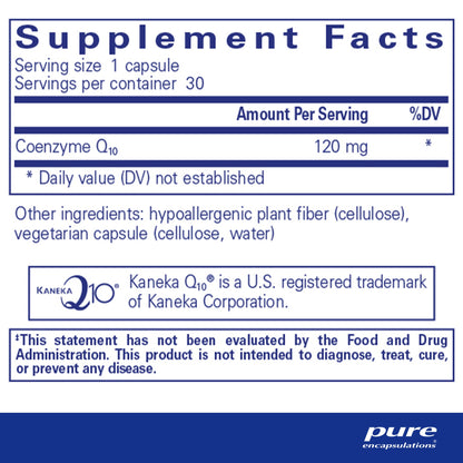 CoQ10 120 mg - Pure Encapsulations