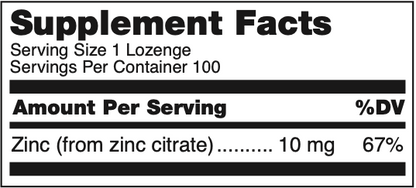 ZINC LOZENGES (10MG)- Douglas Laboratories