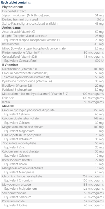 MALE ESSENTIALS MULTIVITAMIN AND MINERAL 120's- Metagenics