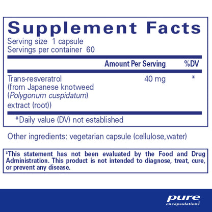 Resveratrol - Pure Encapsulations