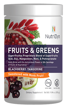 Fruits & Greens With Monk Fruit - NutriDyn in New Zealand