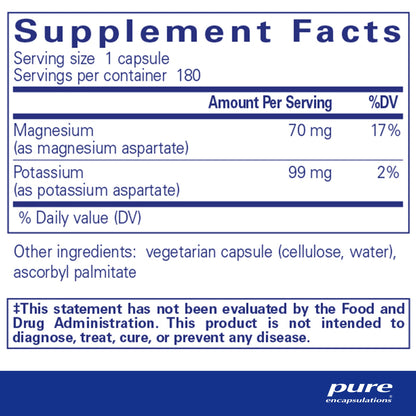 Potassium Magnesium (Aspartate) - Pure Encapsulations